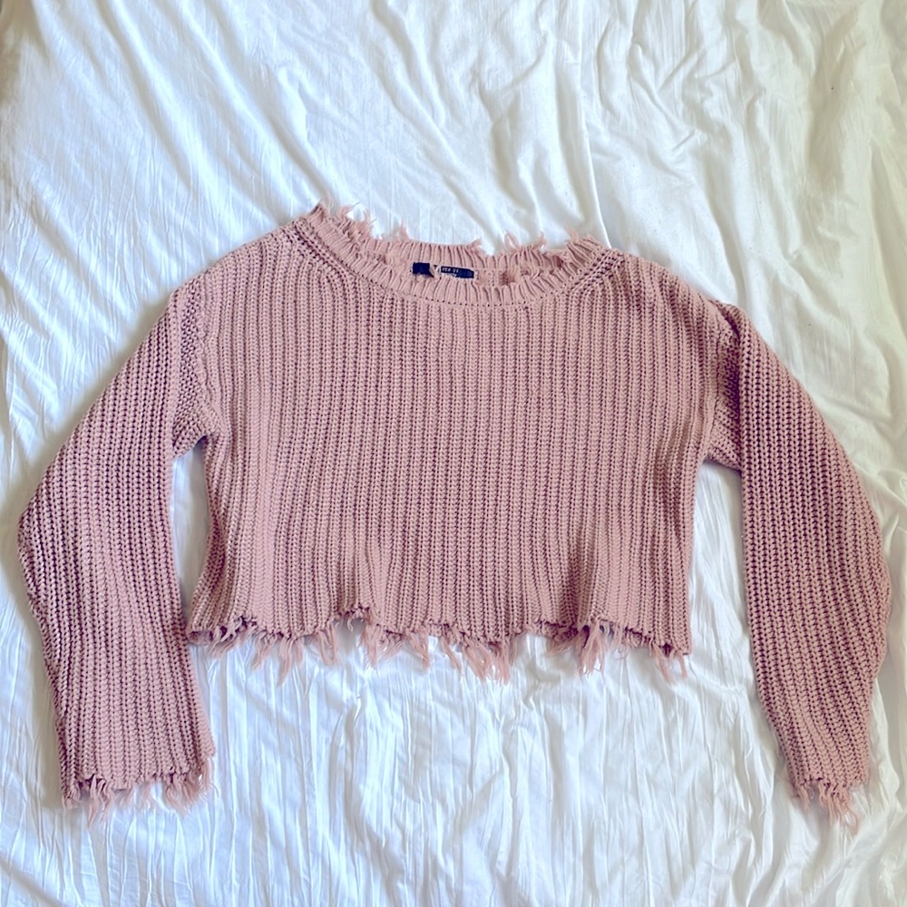 Cute crop sweater